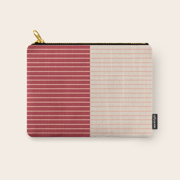 Color Block Lines VII Carry All Pouch Gallery Image 1