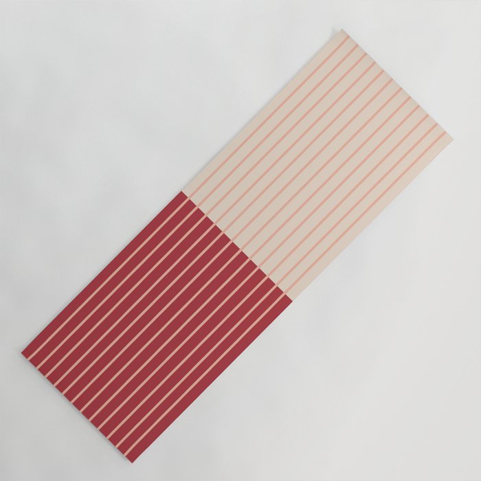 Color Block Lines VII Yoga Mat Gallery Image 1