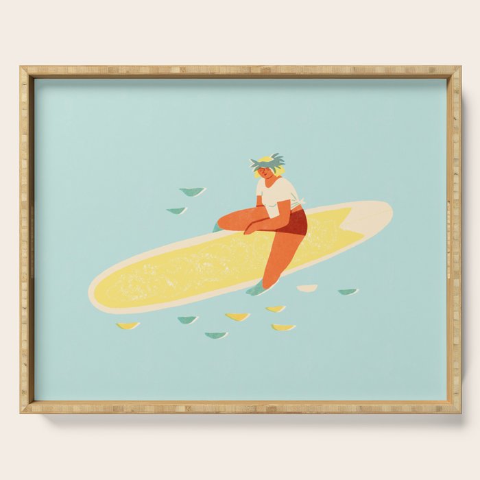 Aloha girl Serving Tray Gallery Image 1