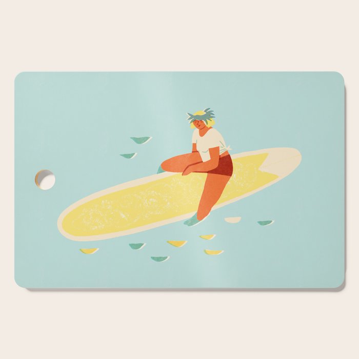 Aloha girl Cutting Board Gallery Image 1