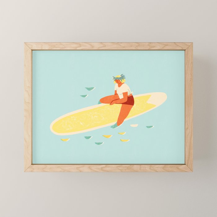 Aloha girl Mini Art Print Gallery Image 1