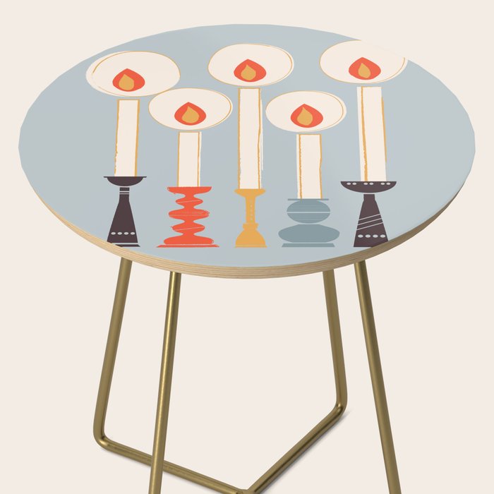 Festive Candles Side Table Gallery Image 2