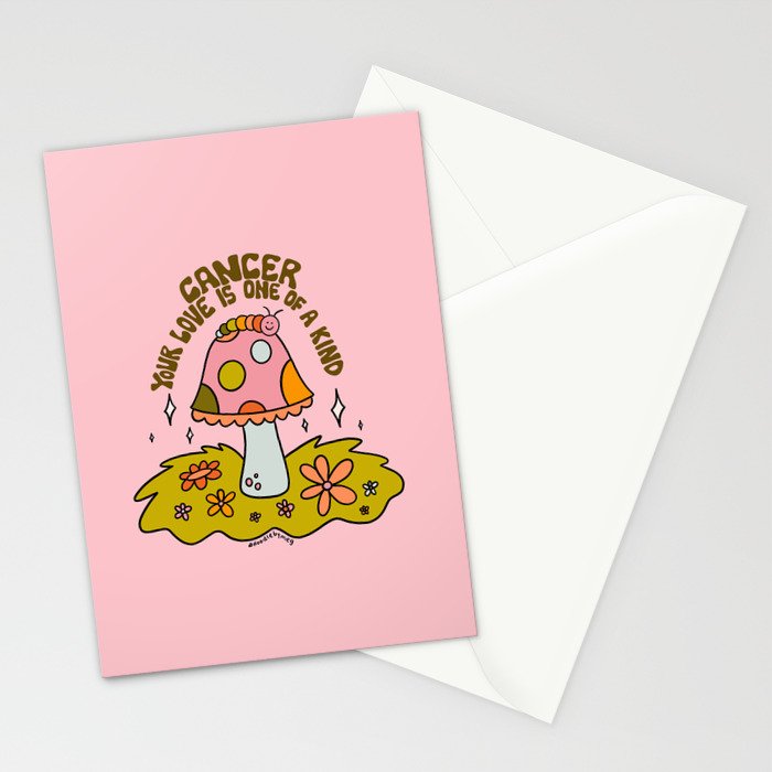 Cancer Caterpillar Stationery Card Gallery Image 2