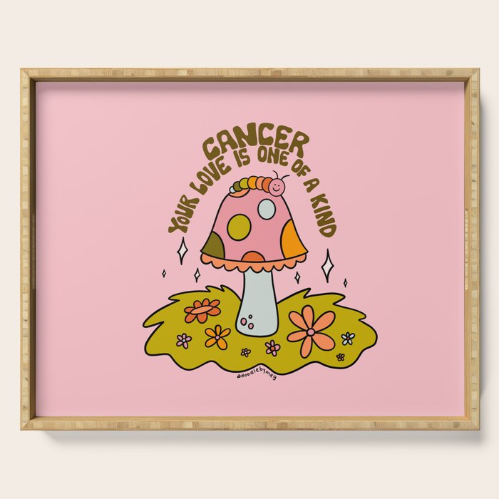 Cancer Caterpillar Serving Tray Gallery Image 1