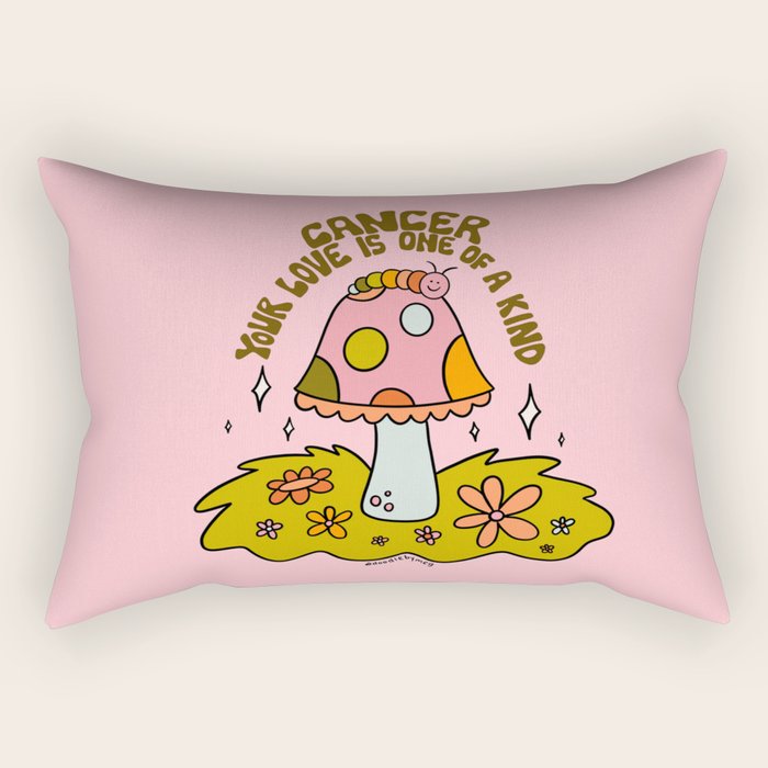 Cancer Caterpillar Rectangular Pillow Gallery Image 2