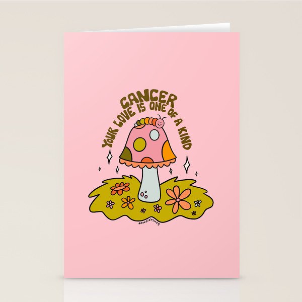Cancer Caterpillar Stationery Card Gallery Image 2