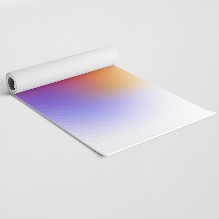 Focus On The Good: Aura-Gradient-Quote-Decor Yoga Mat Gallery Image 2