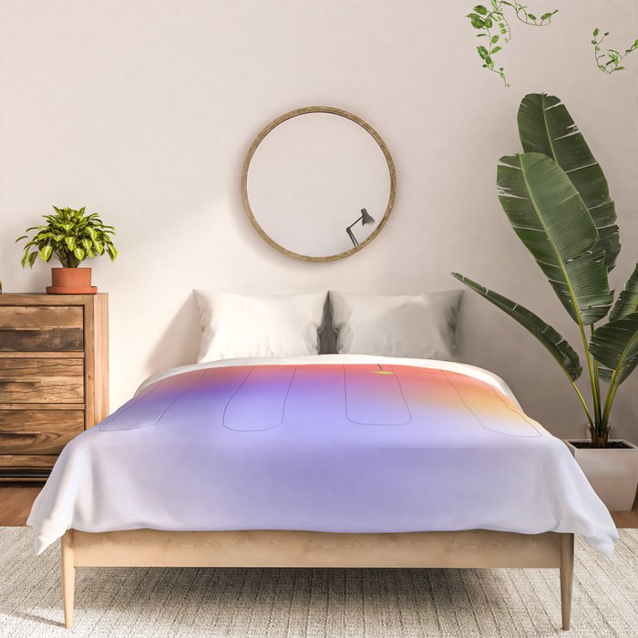 Focus On The Good: Aura-Gradient-Quote-Decor Comforter Gallery Image 3