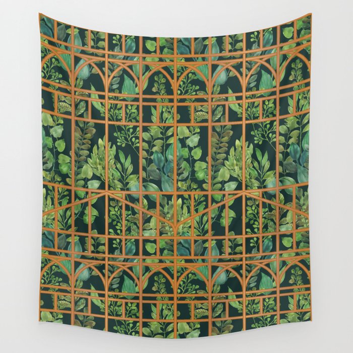 Victorian Greenhouse Wall Tapestry Gallery Image 1