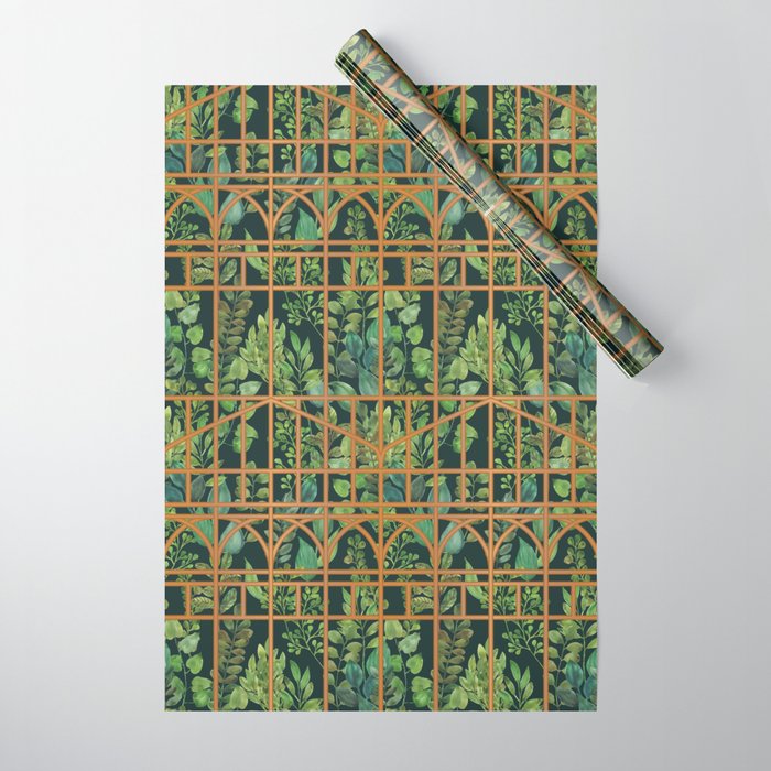 Victorian Greenhouse Wrapping Paper Gallery Image 1