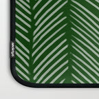 Forest Green Herringbone Laptop Sleeve Gallery Image 3