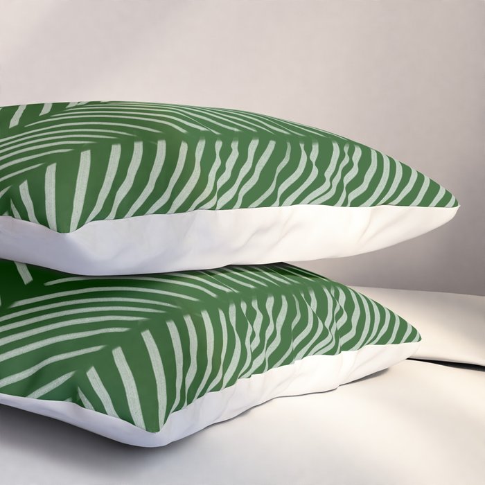 Forest Green Herringbone Pillow Sham Gallery Image 3