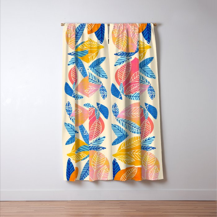 Pop Mangoes Tropical Fruit Series Window Curtain Gallery Image 3