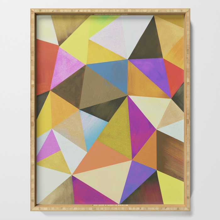 Abstract Angles Serving Tray Gallery Image 1