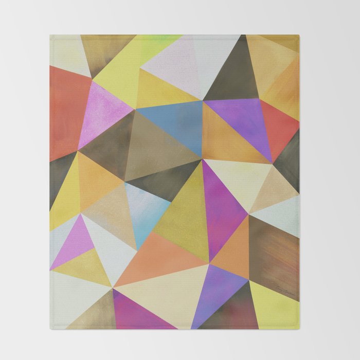 Abstract Angles Throw Blanket Gallery Image 2