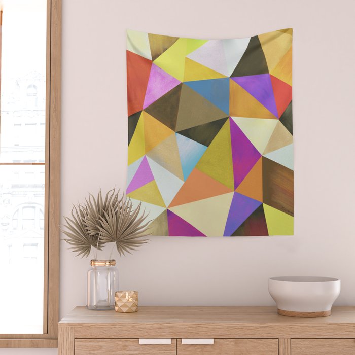Abstract Angles Wall Tapestry Gallery Image 2