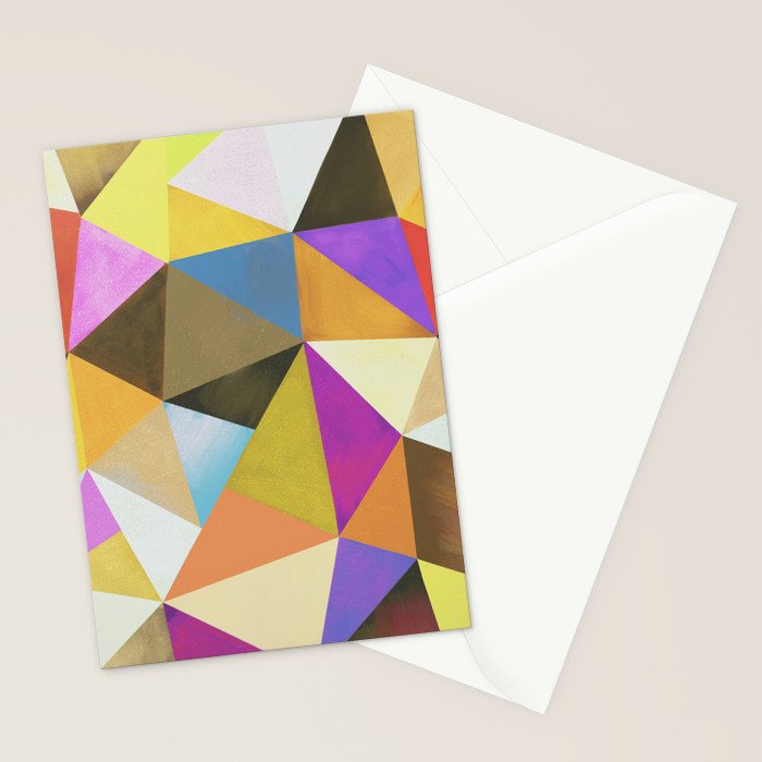 Abstract Angles Stationery Card Gallery Image 2