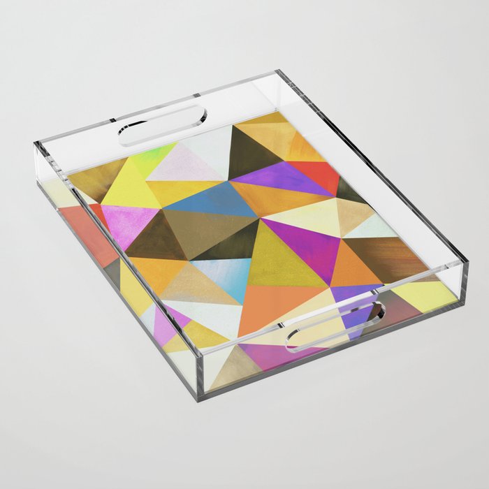 Abstract Angles Acrylic Tray Gallery Image 1
