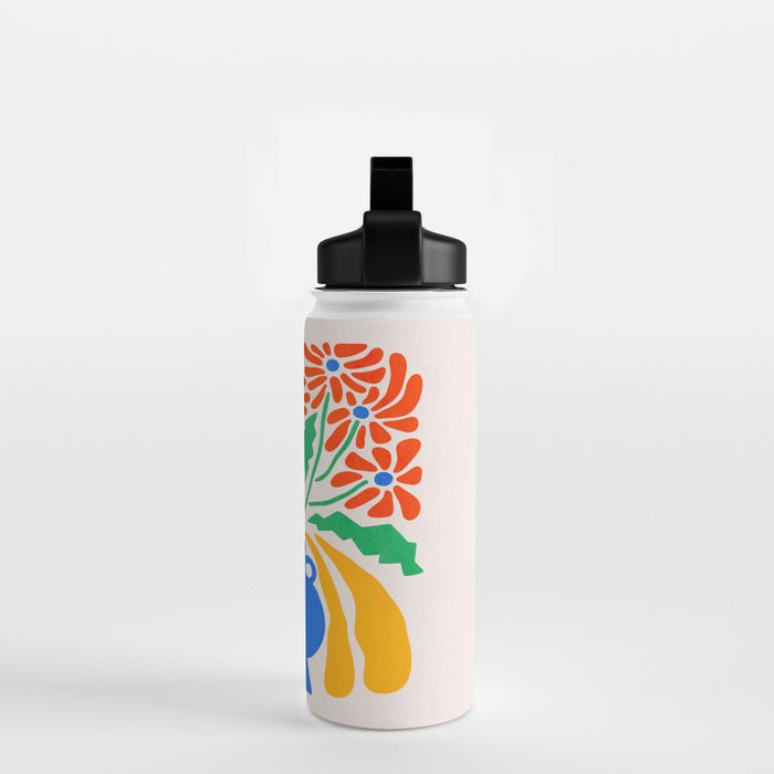 FOLIAGE 001: Hibiscus | Flower Market Water Bottle Gallery Image 2