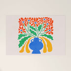 FOLIAGE 001: Hibiscus | Flower Market Welcome Mat Gallery Image 1