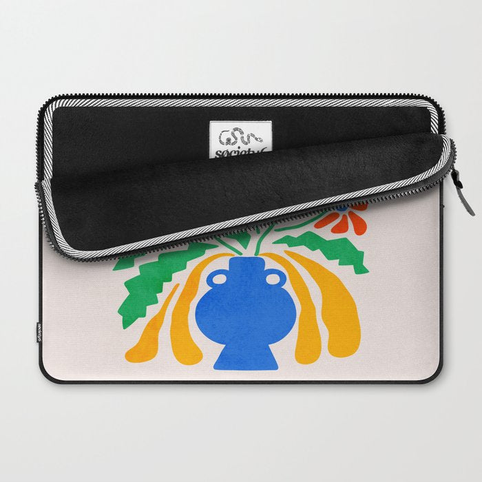 FOLIAGE 001: Hibiscus | Flower Market Laptop Sleeve Gallery Image 2