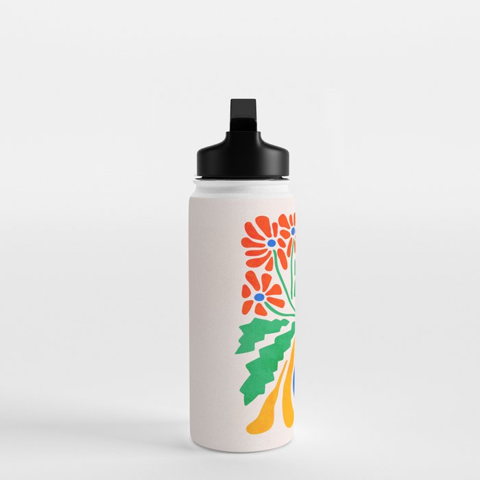 FOLIAGE 001: Hibiscus | Flower Market Water Bottle Gallery Image 3