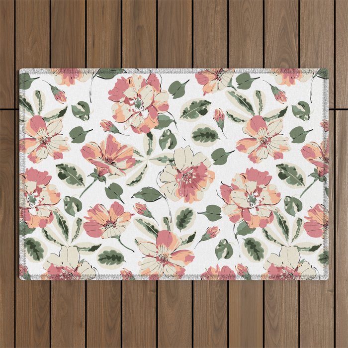 Modern tropical garden WGP Outdoor Rug Gallery Image 1