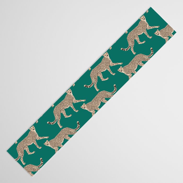 Walking Cheetahs 8 Table Runner Gallery Image 3