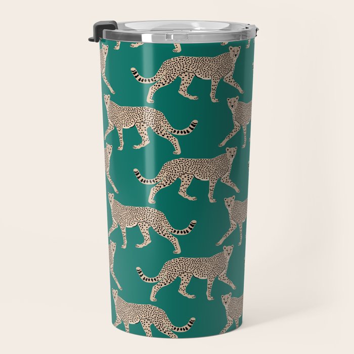 Walking Cheetahs 8 Travel Mug Gallery Image 3