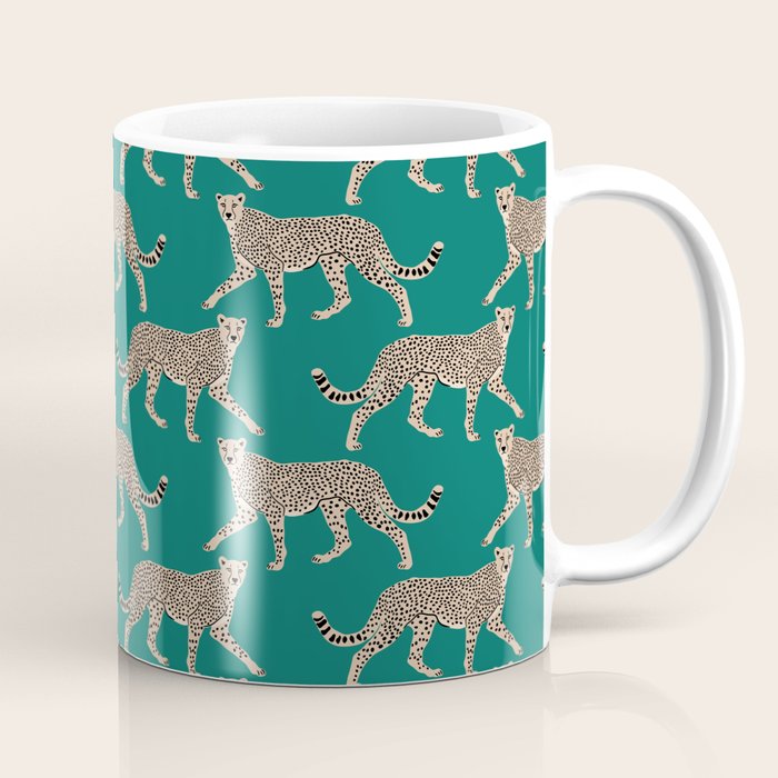 Walking Cheetahs 8 Coffee Mug Gallery Image 1