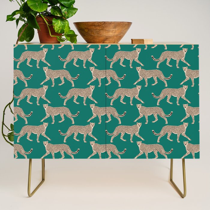 Walking Cheetahs 8 Credenza Gallery Image 1