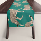 Walking Cheetahs 8 Table Runner Gallery Image 1
