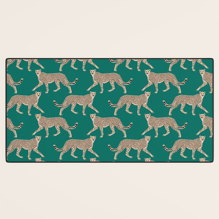 Walking Cheetahs 8 Desk Mat Gallery Image 3