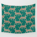 Walking Cheetahs 8 Wall Tapestry Gallery Image 4
