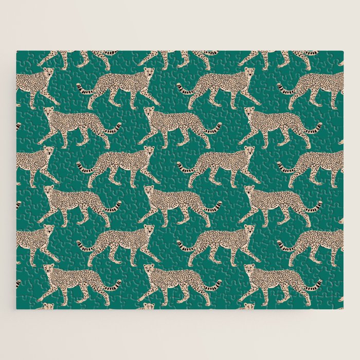 Walking Cheetahs 8 Jigsaw Puzzle Gallery Image 1