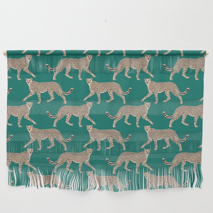 Walking Cheetahs 8 Wall Hanging Gallery Image 1