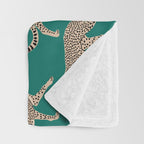 Walking Cheetahs 8 Throw Blanket Gallery Image 3