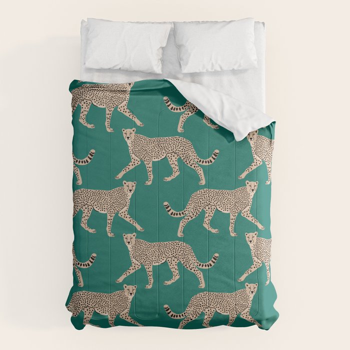 Walking Cheetahs 8 Comforter Gallery Image 1