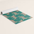 Walking Cheetahs 8 Yoga Mat Gallery Image 2