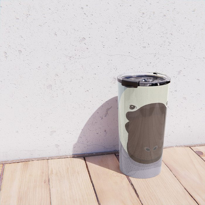 Whimsy Platypus, Animal Portrait Travel Mug Gallery Image 4