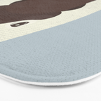 Whimsy Platypus, Animal Portrait Bath Mat Gallery Image 3