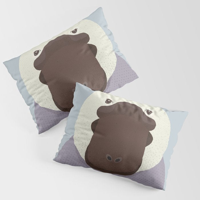 Whimsy Platypus, Animal Portrait Pillow Sham Gallery Image 3