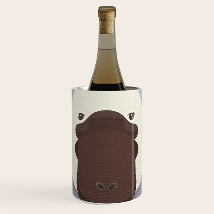 Whimsy Platypus, Animal Portrait Wine Chiller Gallery Image 1