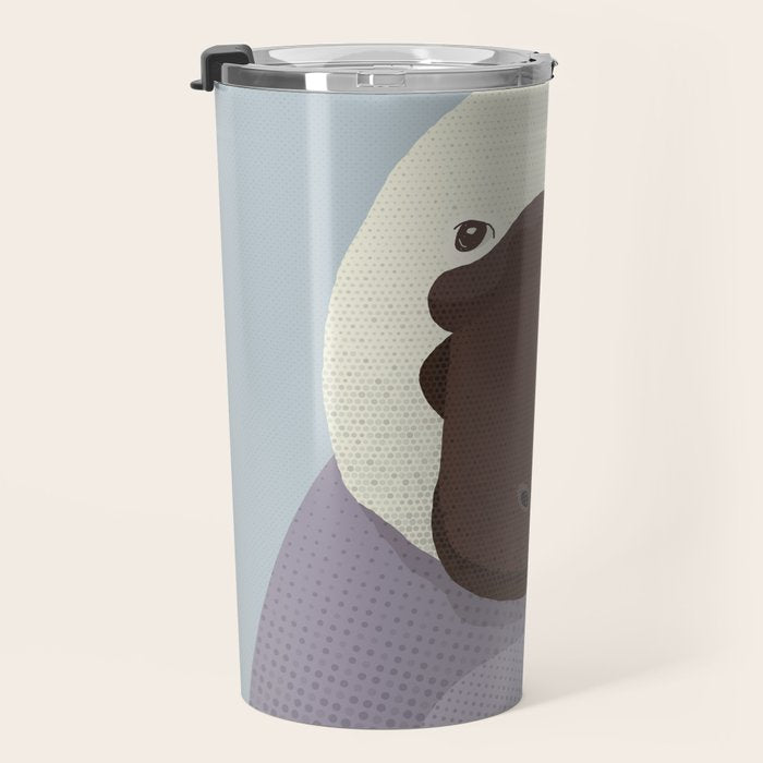 Whimsy Platypus, Animal Portrait Travel Mug Gallery Image 3