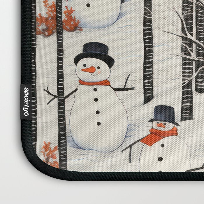 Secret Snowman Forest Laptop Sleeve Gallery Image 3