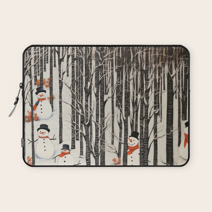 Secret Snowman Forest Laptop Sleeve Gallery Image 1