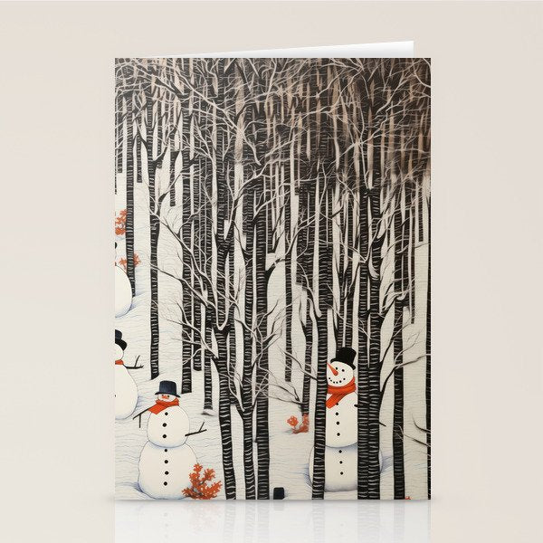Secret Snowman Forest Stationery Card Gallery Image 1