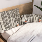 Secret Snowman Forest Pillow Sham Gallery Image 2