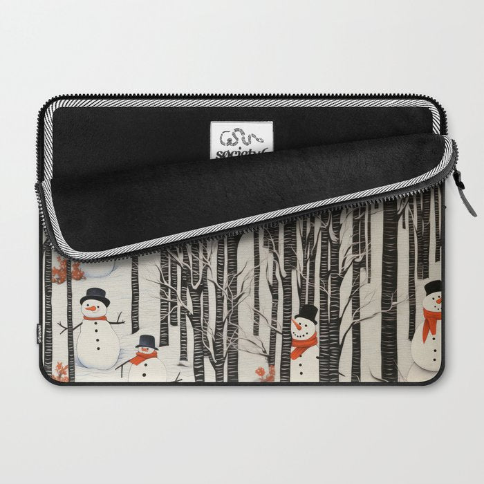 Secret Snowman Forest Laptop Sleeve Gallery Image 2