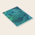 William Morris Acanthus Peacock Teal Vintage Pattern Notebook Gallery Image 3